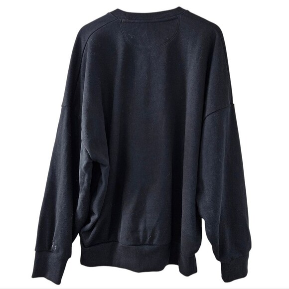 Under Armour Mens UA Icon Heavyweight Oversized Black Embroidered Sweatshirt L - Picture 3 of 7